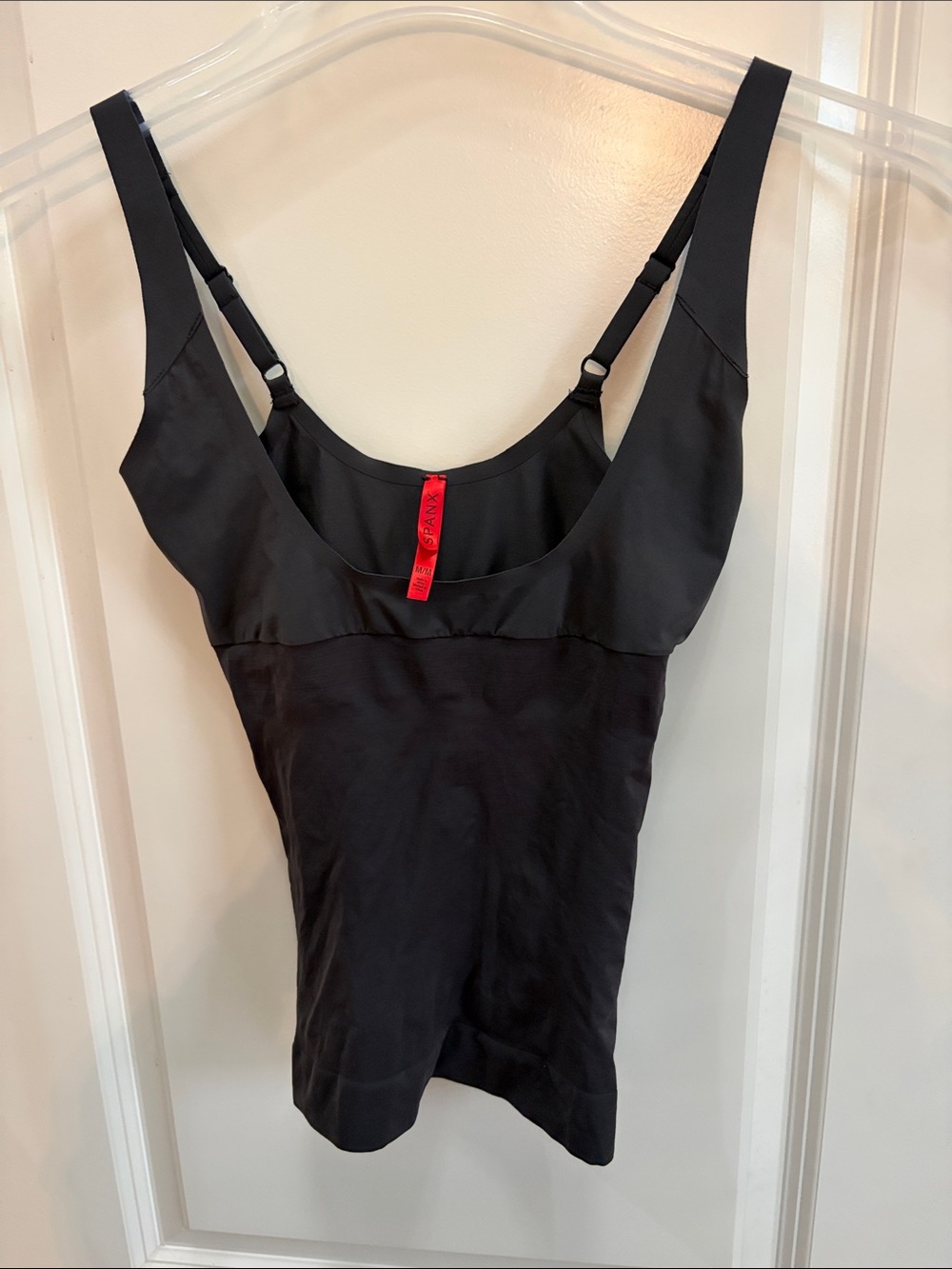 SPANX Black Slimming Camisole with Adjustable Straps